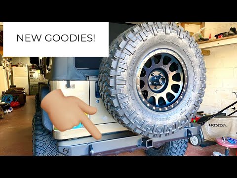 New Hyline Offroad Rear Bumper Install on our Jeep Wrangler TJ!