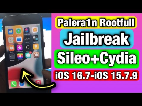 PaleRa1n Rootfull Jailbreak install Cydia iOS 16.7 - iOS 15.7.9 Windows Without Bootable  USB