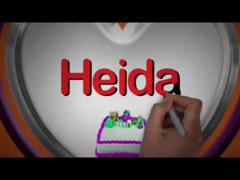 Heida | Happy Birthday Heida || Happy Birthday To You !!