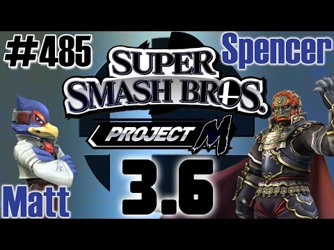 Super Smash Bros: Project M [3.6] Falco Vs Ganondorf | #485