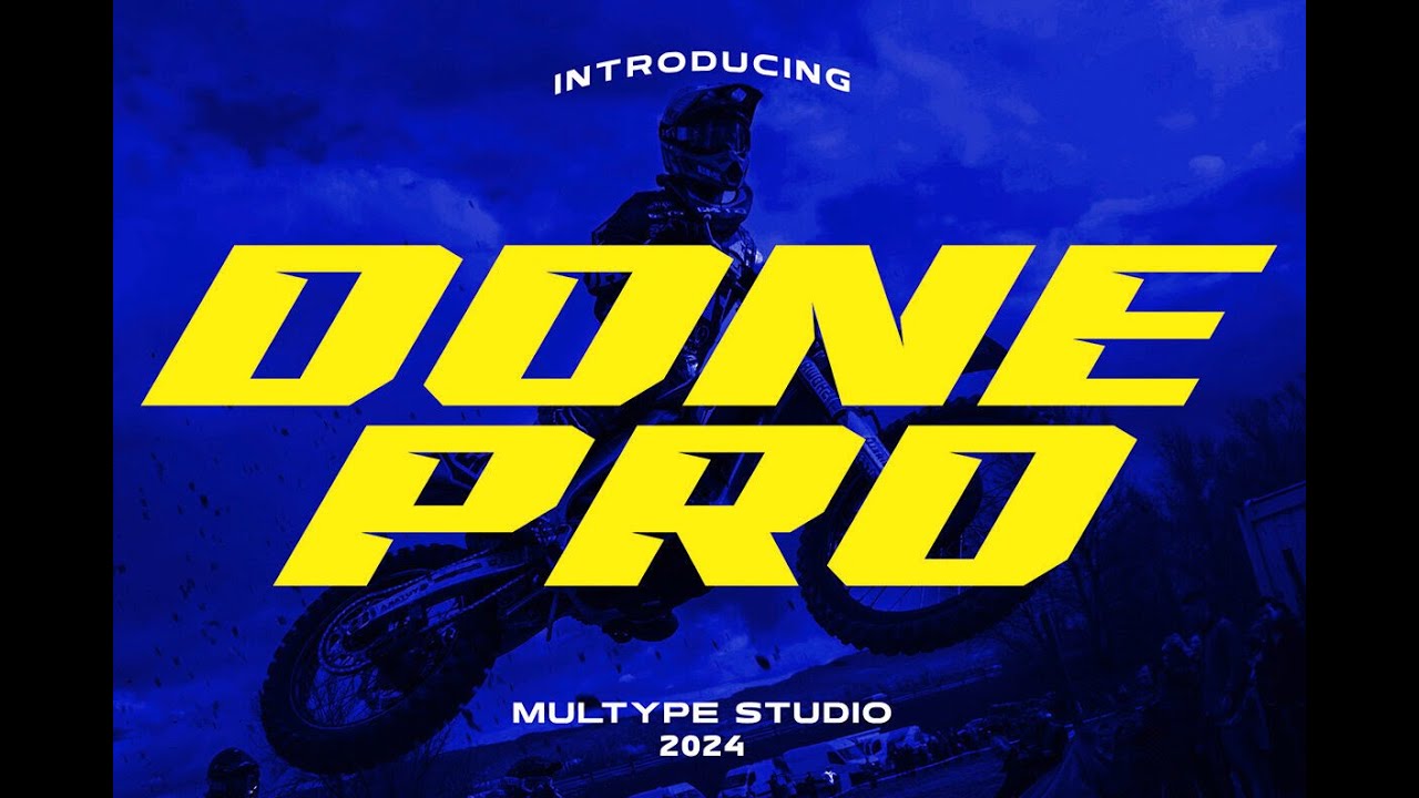 Racing Done Pro Font Download