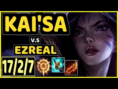MATSU (KAI'SA) vs EZREAL - 17/2/7 KDA BOTTOM ADC CHALLENGER GAMEPLAY - BR