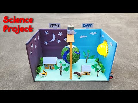 Science project working model - Day & Night working model |  Science project for school | 2025
