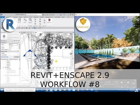 Revit+Enscape 2.9 - Exterior Render Tutorial - Workflow #8
