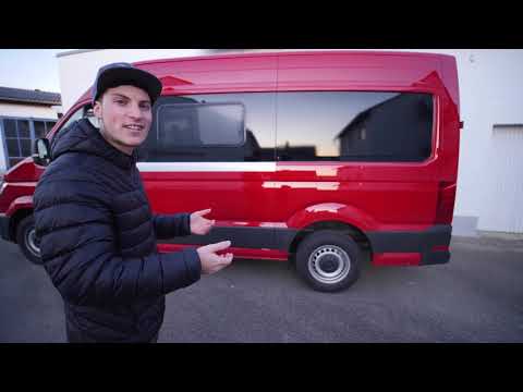 Camper Van Conversion for the Airfield | New VW Crafter 2017