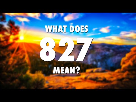 What Does Angel Number 827 Mean