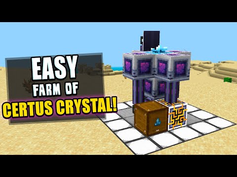 HOW MAKE A SIMPLE FARM OF CERTUS CRYSTAL!