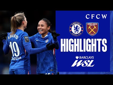 Chelsea Women 5-0 West Ham United Women | HIGHLIGHTS | WSL 2025/26