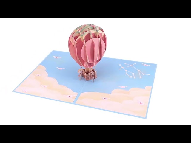 Vídeo relacionado con CUTPOPUP Globo - 3D Tarjeta Aniversario, Tarjeta Aniversario Boda, Tarjeta Cumpleaños, Tarjeta Felicitacion Boda, Tarjeta Regalo, Regalos Originales Para Mujer (Air Balloon) US8-LO075ES