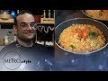 Francesco Rizzo S Risotto With Prawns And Cream Of Bell Peppers CookingAtHomeWithMetro
