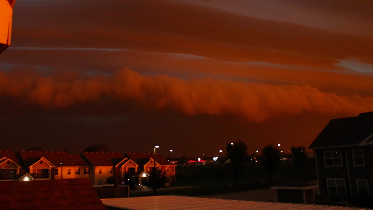 Stunning Shelf Clouds/Severe Thunderstorms at Sunrise [HD] - July 24, 2023 Maryville, Missouri