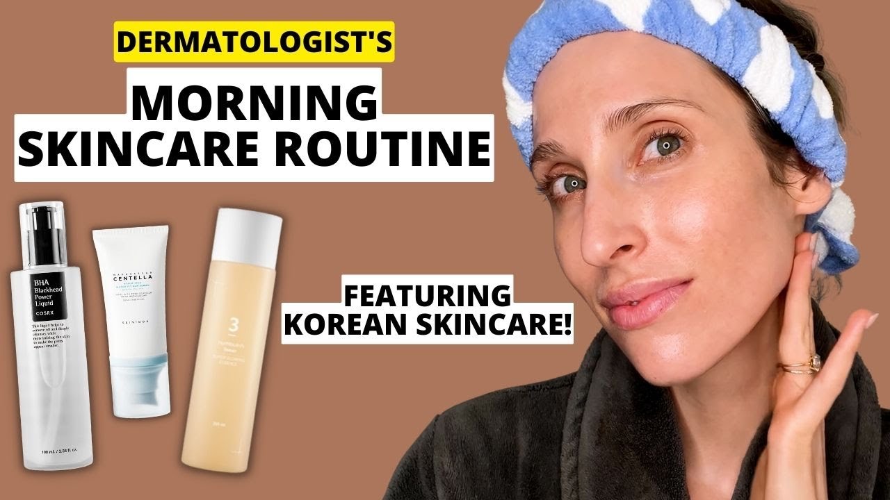 Dermatologist's Simplified K-Beauty Morning Skincare Routine! | Dr. Sam Ellis