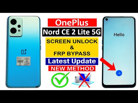 OnePlus Nord CE 2 Lite 5G ANDROID 14 : Hard Reset & FRP Bypass (without PC)