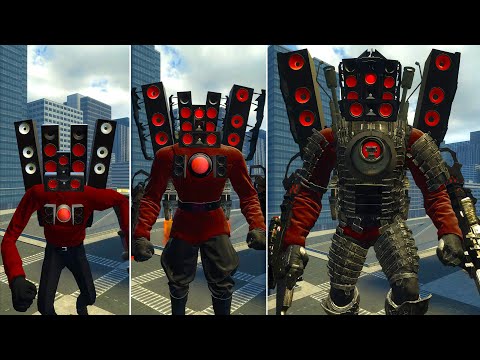 EVOLUTION OF NEW ARMORED TITAN SPEAKER MAN! - Skibidi Toilet In Garry's Mod