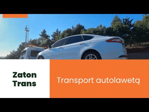 Transport autolawetą - Zaton Trans - video