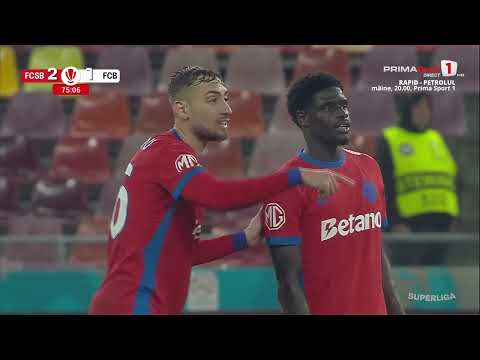 GOOOL! FCSB - Botoșani 2-1. Răspuns instant! Olaru îl învinge pe Anestis