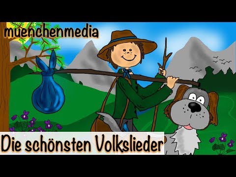 🎵 Die schönsten Volkslieder - Video Mix - Kinderlieder zum Mitsingen | Kinderlieder deutsch