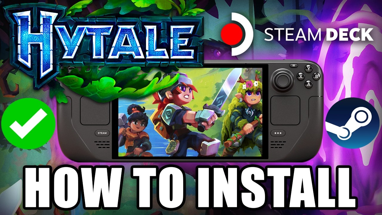 How to Play Hytale On Steam Deck (SteamOS) - EASY FAST Setup Guide - YouTube
