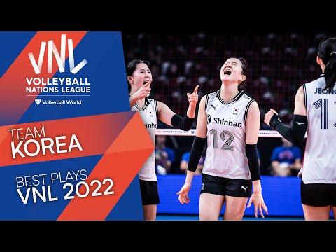 Волейбол Korea Top 10 Plays of the VNL 2022 | Women's VNL 2022