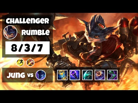 Rumble vs Nocturne EU Challenger JUNGLE (8/3/7) - v11.12