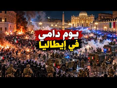 شوارع إيطاليا تخرج عن السيطرة.. اشتباكات وغاز مسيل للدموع في قلب المدن