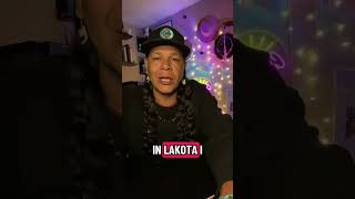 Lakota affirmation #lakota #language