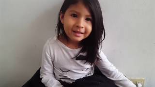 Jesusito de mi vida- cancion infantil , niña 3 años cantando