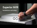 AJAX Netzwerkrekorder Superior NVR H2DAI8PAC 8 Kanal, Weiss PoE