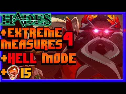 Hades Extreme Measures 4 HELL Mode INSANE Fight | Hades 1.0 Gameplay with VeeDotMe
