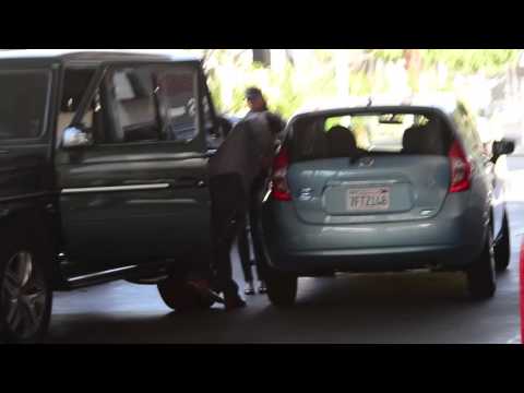 Sylvester Stallone gets into a bit of a fender bender in Beverly Hills, Ca