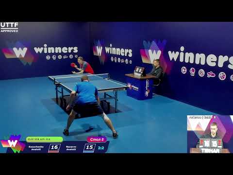 Kozachenko Anatolii - Nazarov Anatolii. WINners CUP Table Tennis 8 31.12.2020 09:45