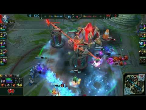LoL Highlights CLG vs nV G1   LCS NA Summer 2016 19 06 2016 Counter Logic Gaming vs Team EnVyUs 1
