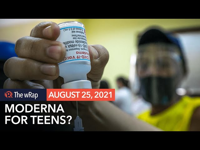 Philippine FDA studying use of Moderna jabs for ages 12 to 17 years old