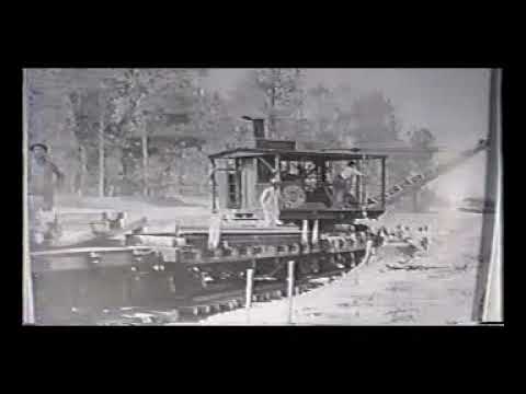 Crossing the Big Swamp with railroad lines