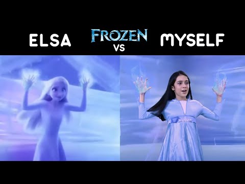 SHOW YOURSELF (Movie VS FanMade - Side by Side Comparison) ★ FROZEN 2 in REAL LIFE COVER by Lele