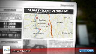 preview picture of video 'Maison F5 à vendre, St Barthelemy De Vals (26)'
