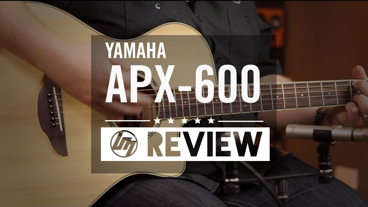 Yamaha APX600 Thinline Acoustic Electric Guitar - Black