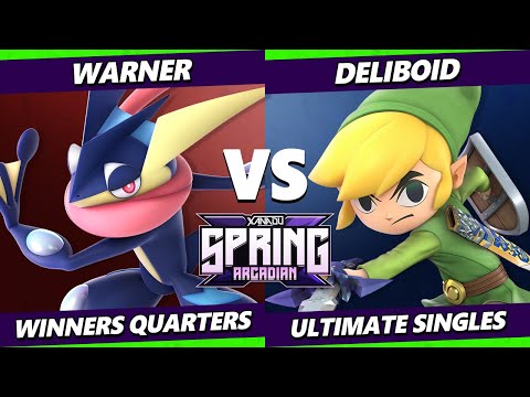 Spring Arcadian - Warner (Greninja) Vs. Deliboid (Toon Link) Smash Ultimate - SSBU