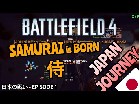 BF4 jikA - 🇯🇵 Japan Journey - A samurai is born 侍 on LOCKER (AEK gameplay) #1