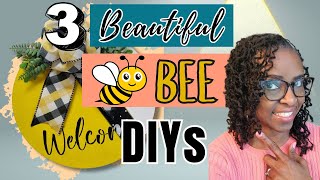 3 *MUST SEE* BEE-THEMED DIYS TO DO THIS SPRING | Un-bee-wreathable '25