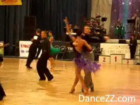 20101113 BelarusOpen Adults EuropeanCup Cha cha cha Kozyro Veslova