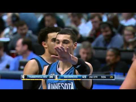 Zach LaVine vs Dallas Mavericks 28.02.2016 (10Pts)
