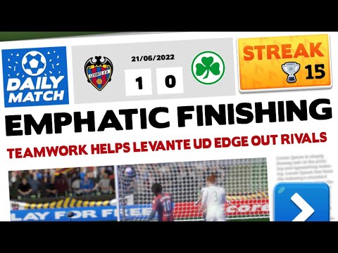 15/100 Streak - Score! Hero 2022 - Levante Vs. Greuther Fürth