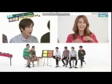 CNBlue watch Yoona's aegyo at Weekly idol