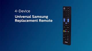 SRP4319S/27 - Philips 4 Device Universal Samsung Replacement Remote - Overview
