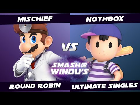 Smash @ Windu's 135 - Mischief (Dr. Mario) vs NotHbox (Ness, Ice Climbers) - Round Robin SSBU