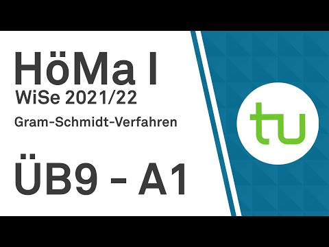 Gram-Schmidt-Verfahren - TU Dortmund, Höhere Mathematik I (BCI/BW/MLW)