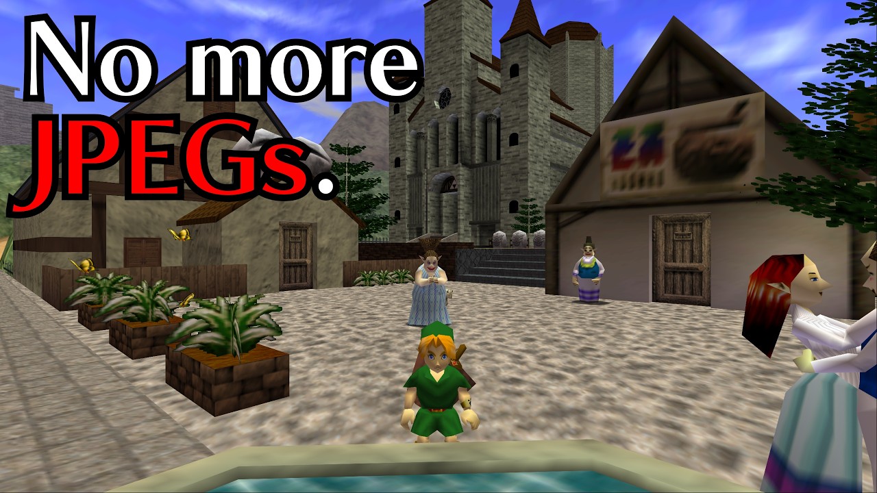 I'm remaking all of Ocarina of Time's 2D backgrounds in 3D. - YouTube