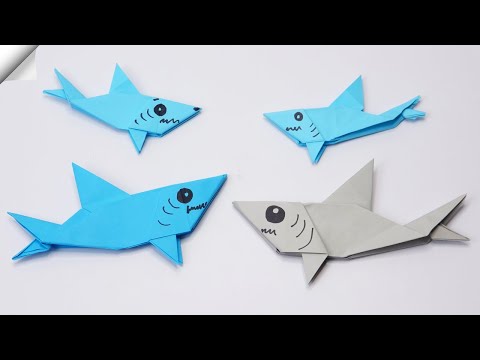 Moving Paper Shark Paper Crafts