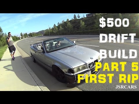 Smaller Tires & First Rip - $500 Drift Build Part 5